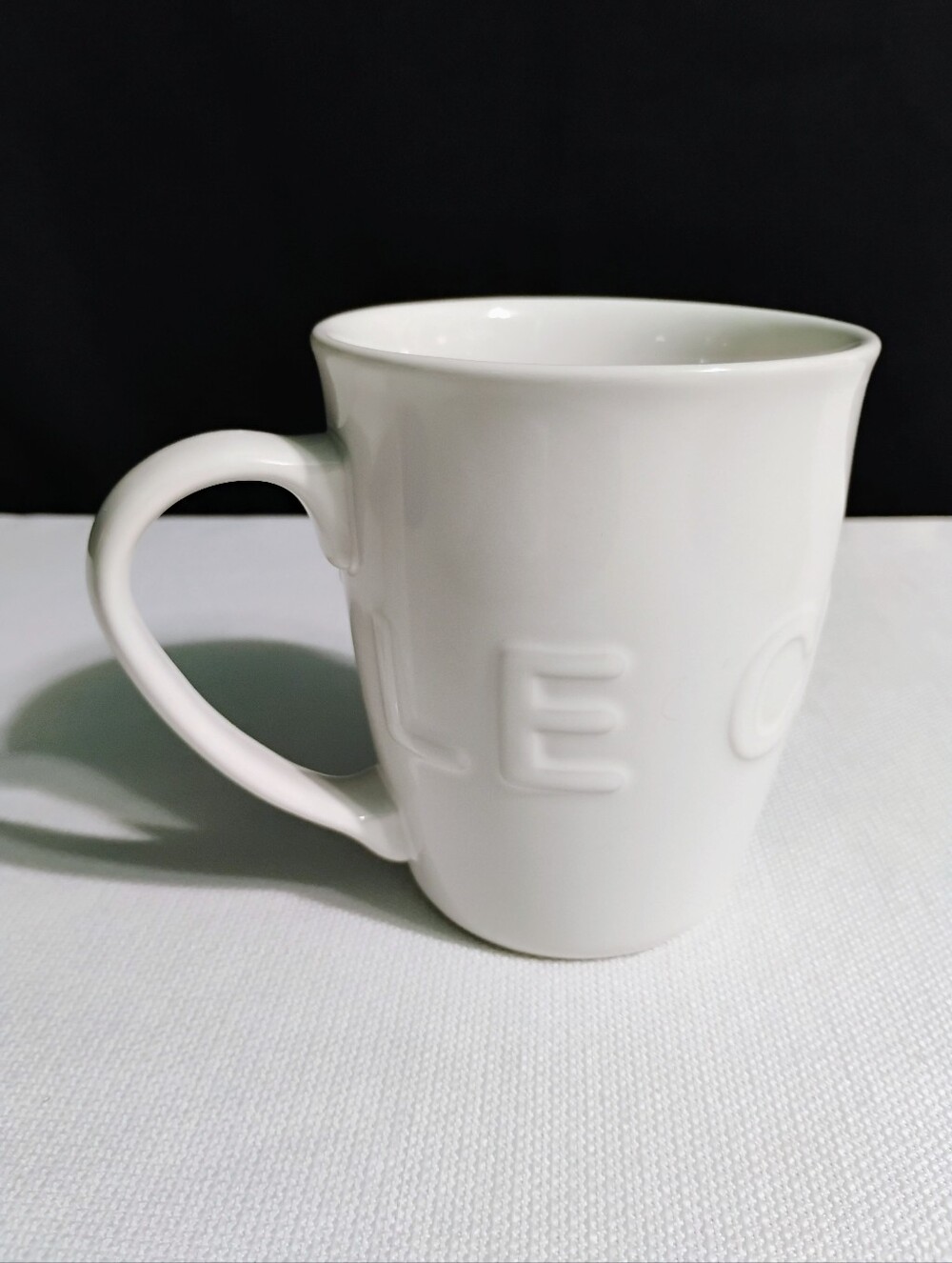 Le Creuset White Logo Mug 20 Oz.